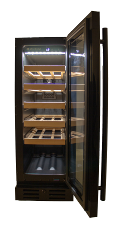 Винный шкаф MC Wine W20B встраиваемый под столешницу, шириной 30 см