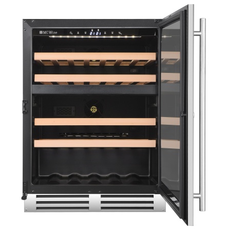 Винный шкаф MC Wine W46DS встраиваемый под столешницу двухзонный