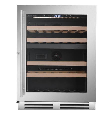 Винный шкаф MC Wine W46DS встраиваемый под столешницу двухзонный